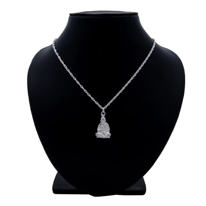 Silver%20Gautam%20Buddha%20Locket%20Pendant%20For%20Men%20And%20Women%20(Locket%20Only)%20-%20Sp%20Jewellers%20-%20Image%204