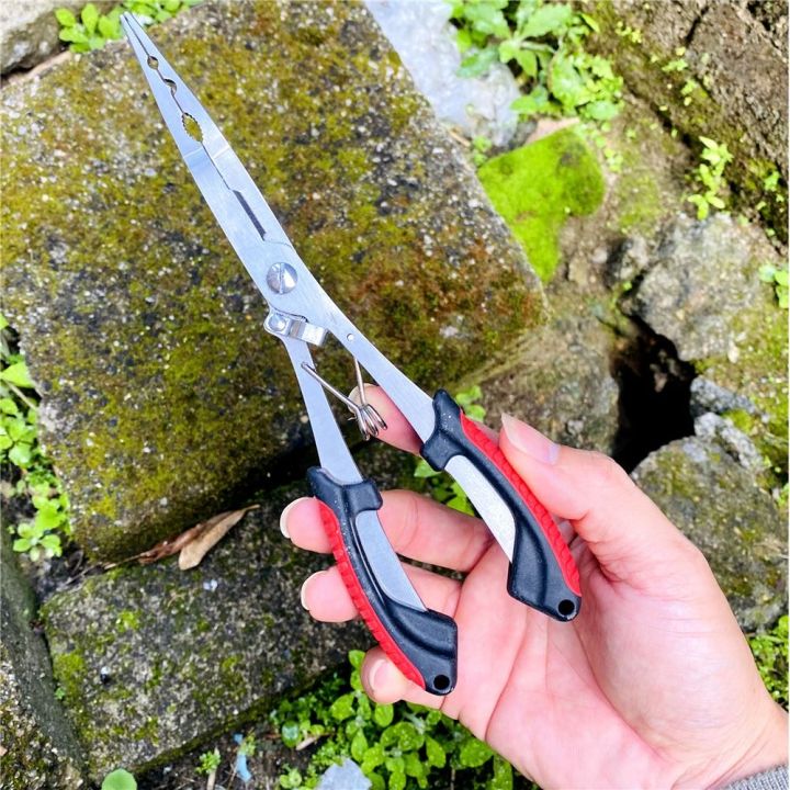 Accessories Durable Fishing Pliers Stainless Steel Outdoor Camping Hook Remover Multifunctional Fish Mouth Pliers