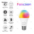 Wenefang Tuya Bluetooth LED Bulb Dimmable 15W 18W E27 B22 220V RGBCW Color High Quality Change Lamps Smart Life APP Group Control Music Rhythm Timing. 