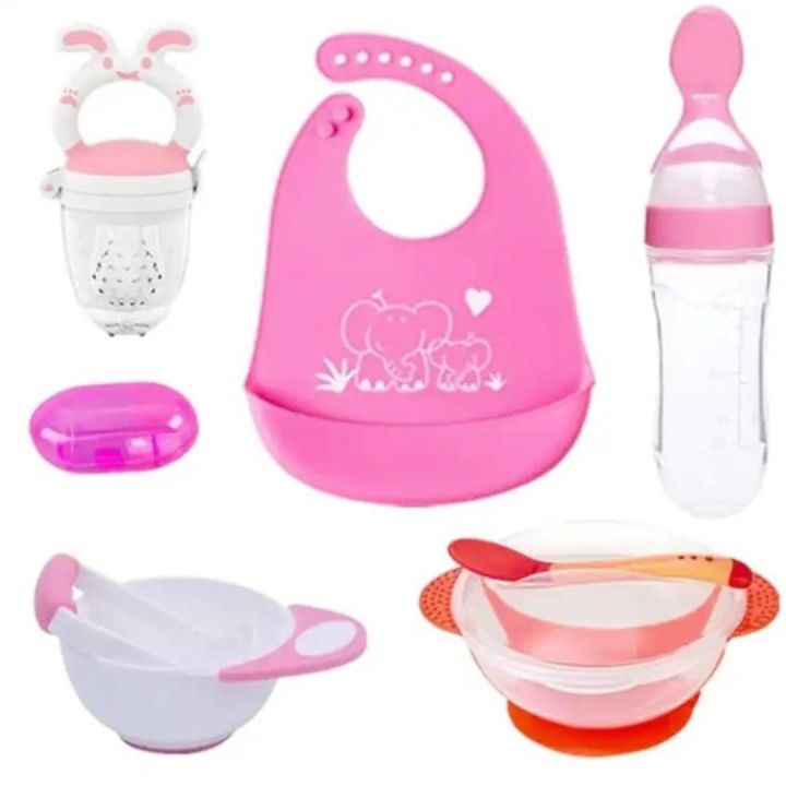 Essential%20Feeder%20Bowl%20Spoon%20Pacifier%20Silicone%20bib%20Toothbrush%20Combo%20set%20-%20Image%202
