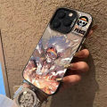 White Clothes Hats Luffy Pirate King Phone Case Compatible for IPhone 15 11 12 13 14 7 8 Pro Max XR X XS Max Soft Shockproof Cover. 