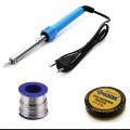 Soldering Iron Set 40W (Iron, Wire, Flux). 