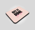 Get It Done Boss Babe Printed Mouse Pad | Computer & Laptop Mouse Pad. 