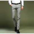 Men's Light Grey Chinos. 