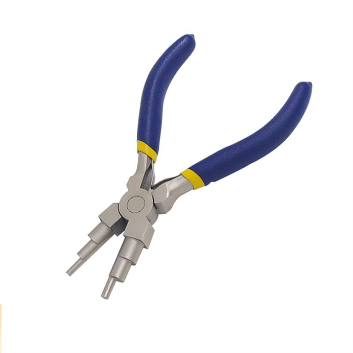 OYPFXMI 6 in 1 Handheld Forming Rustproof Rings Bail Making Plier for 3Mm To 10Mm Carbon Steel Portable Jewelry Tool Wire Looper