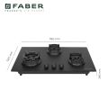Faber Hob Della HD 783 CI AI, 3 Burners. 
