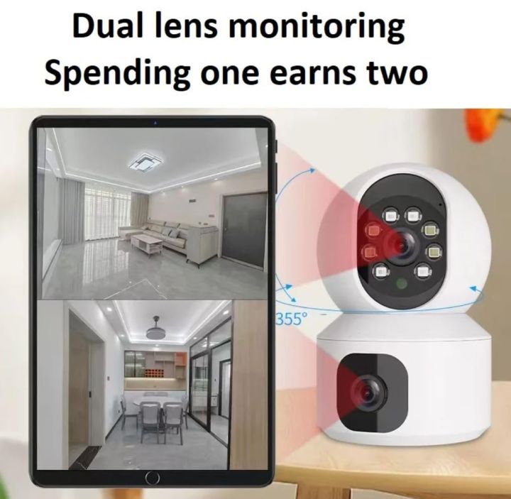 Dual%20Lens%20Wireless%20WiFi%20Smart%20CCTV%20Camera%20-%20Image%202