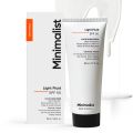 Minimalist SPF 50 Light Fluid Sunscreen | PA++++ | No White Cast | Water & Sweat Resistant | Clinically Tested in US (In-Vivo) | 50 ml. 