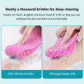 Silicone Body Scrubber Bath Brush Exfoliating Shower Brush Bath Belt Body Scrub Back Massage Brush Cleaning Strap Bathing Tools. 