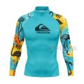 Men's Surf Shirt Sport Rash Guards Suit Quick Dry Long Sleeve Wetsuit Beach T-shirt Tights Surf Guard Top Clothes Swimsuit UV. 