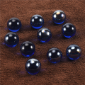 10 Pcs Marbles 16mm glass marbles Knicker glass balls decoration toy Dark Blue. 