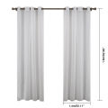 Colorful lifeHome Raine Light Filtering Bedroom Window Curtain Panel Solid Color Screen. 