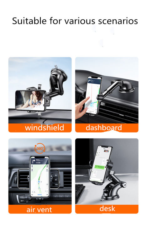 Car%20Mobile%20Phone%20Stand%20Holder%20Easy%20Clamp%20Hands-Free%20Universal%20Dashboard%20Windshield%20Suction%20-%20Image%204