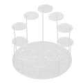 Acrylic Cupcake Holder Stand, Round Cupcake Tower Display Stand, Premium Dessert Stand Cupcake Holders, for Parties. 