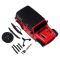 ARELENE Body Car Shell -Body Shell Mini Z Mini-Z for 1/24 Axial SCX24 RC Car Body DIY Upgrade Parts Red. 