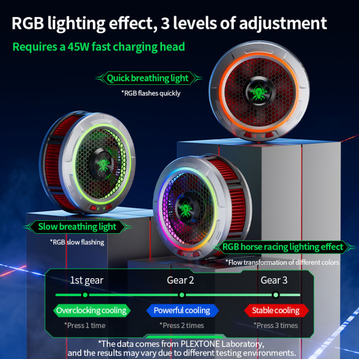 PLEXTONE%20EX3%20Pro%20Magnetic%20Flat%20Panel%20Radiator%2036W%20High%20Power%20Semiconductor%20Refrigeration%20Mobile%20Phone%20Cooling%20Fan%20RGB%20Light%20-%20Image%208