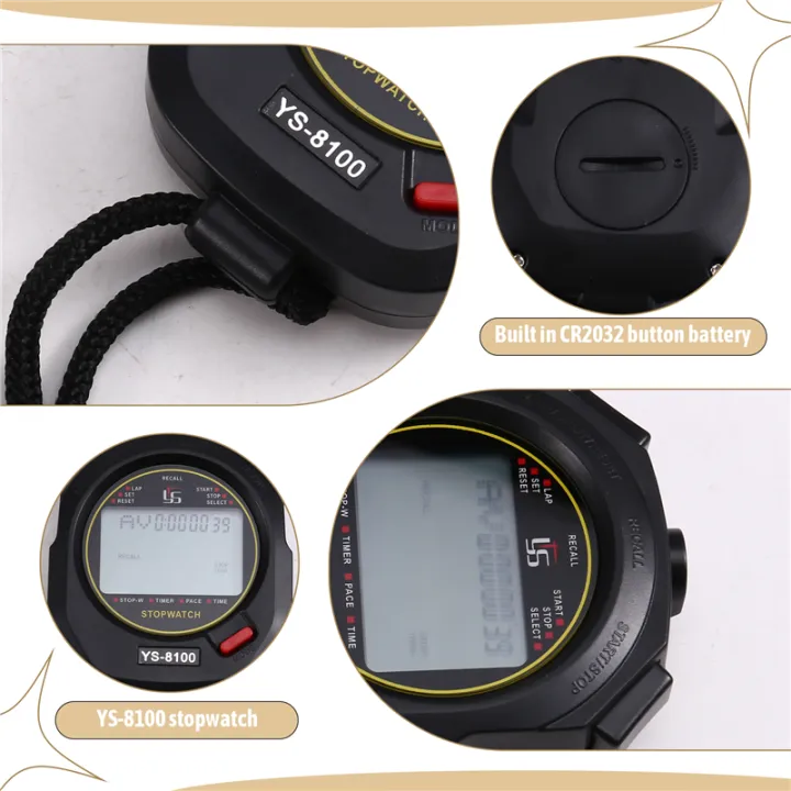 Hand Watch Digital Timer YS Digital Timer Handheld Digital Stopwatch Handheld Digital Digital ...