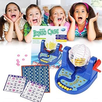 Bingo Cage Table Game, Lottery Machine Children Educational Toy Birthday Gift