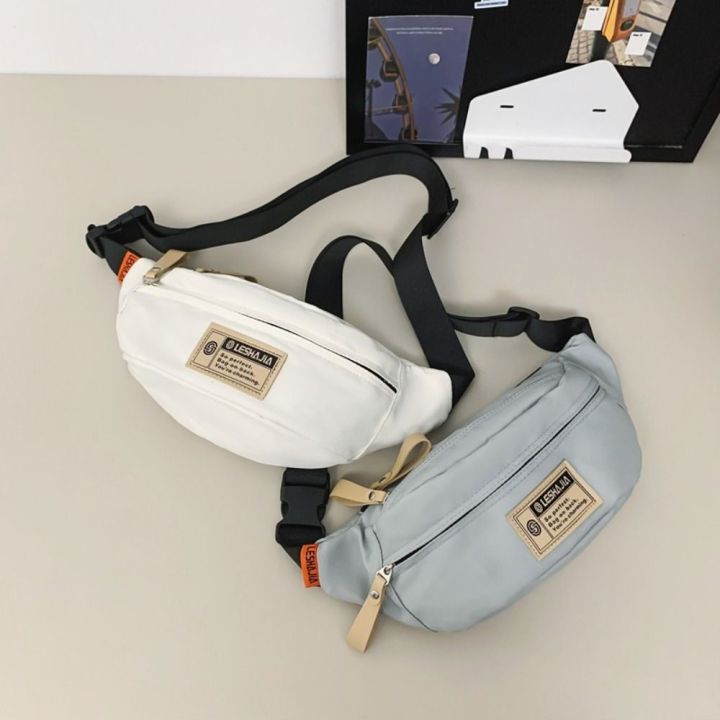 Casual%20Simple%20Japanese%20Harajuku%20Crossbody%20Bags%20Solid%20Color%20Zipper%20Shoulder%20Bags%20Versatile%20Nylon%20Waist%20Bag%20Female%20-%20Image%207