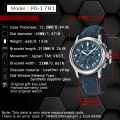 Linman New PAGANI DESIGN 40MM Multifunctional Men's Quartz WatcFashion h Luxury Sapphire Glass AR Coated Chronograph Men's Watch. 