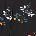 Black  With Yellow Flower Printed  Half Shirt For Men By Wiser Mine. 