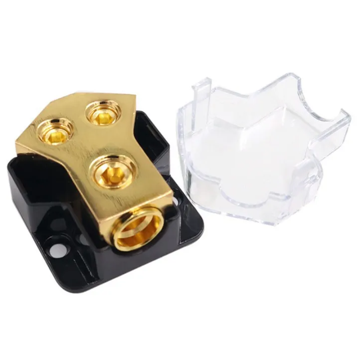 12V%20Power%20Distribution%20Block%20Car%20Audio%20Splitter%202%20Way%200/2/4%20Gauge%20in%204/6/8%20Gauge%20Out%20Ground%20Distribution%20Block%20Amp%20-%20Image%206