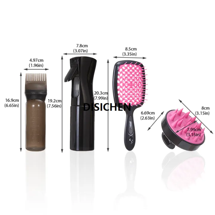 DISICHEN%20Comb%20set%20Silicone%20Scalp%20Massage%20Comb%204-piceDetangling%20Hair%20Brush%20Hairdressing%20Hair%20Dye%20Applicator%20Bottle%20Salon%20Styling%20Tools%20New%20style%20-%20Image%206