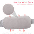Menstrual Heating Pad Electric Warm Uterus Reduce Menstrual Stomachache Back Belly Pain Relief Waist Belt Hot Compress. 