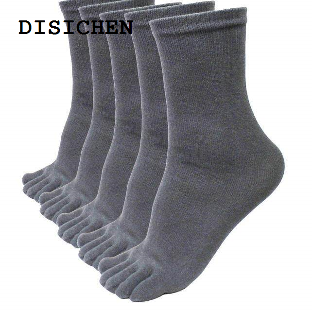 DISICHEN%20Portable%20Rainny%205%20Pairs%20Men%20Sports%20Running%20Five%20Finger%20Toe%20Socks%20Elastic%20Short%20S%20d%20Socks%20-%20Image%203