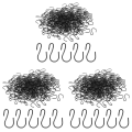360Pcs 1-Inch Mini S-Shaped Hook, S-Shaped Hook, Small S-Shaped Hook, Metal Mini Decorative Hook, for Crafts(Black). 