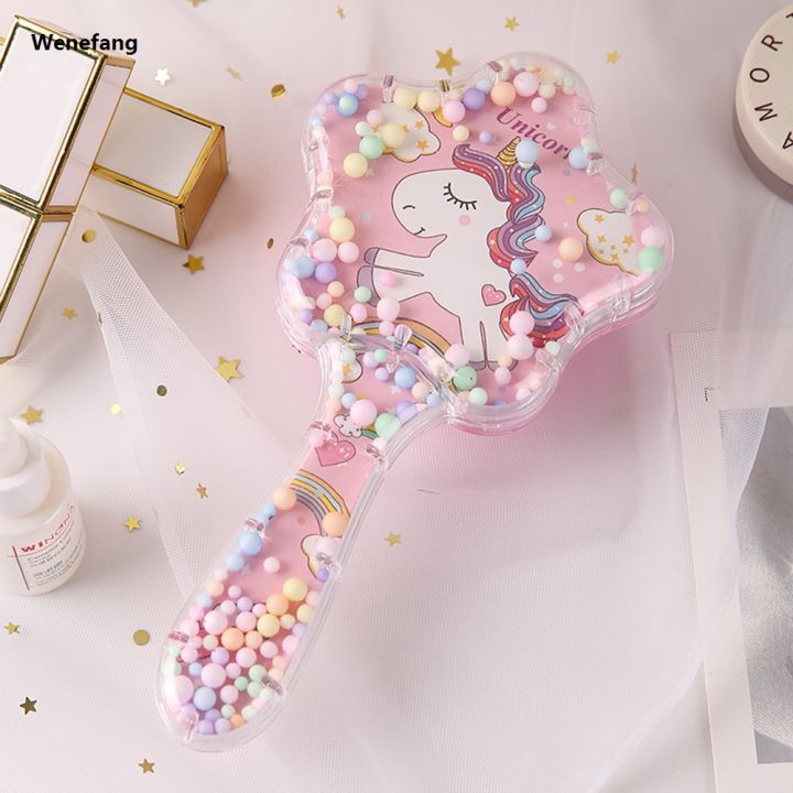 Wenefang%20Korean%20Style%20Cute%20Sand%20Glitter%20Comb%20%E2%80%93%20Anti-Static%20Massage%20Luxury%20Hair%20Brush%20with%20Air%20Cushion%20for%20Kids%20Students%20-%20Image%204