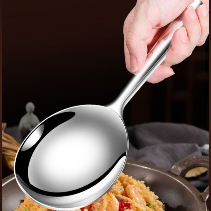 Practical%20304%20Stainless%20Steel%20Large%20Soup%20Spoon%20Rust-proof%20Food%20Grade%20Big%20Colander%20Deepen%20Simple%20Communal%20Spoon%20Restaurants%20-%20Image%204