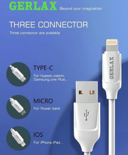 GERLAX%20iPhone%20USB%20Cable%201M%202.4A%20iOS%20Fully%20Compatible%20Quick%20Charge%20Cable%20-%20Image%207