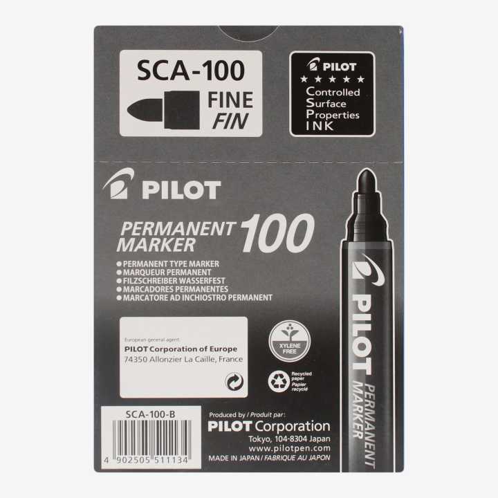 Black%20Pilot%20Permanent%20Marker%20Pack%20Of%2012%20Pcs%20-%20Image%203