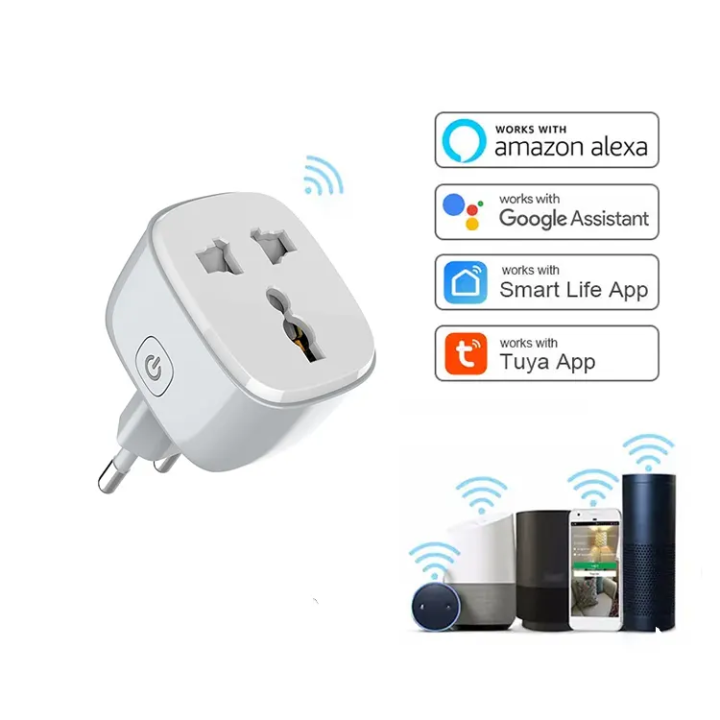 16A Tuya Zigbee Smart Socket EU Plug Home Automation Integration Realized Whole-house Intelligence Smart Life APP
