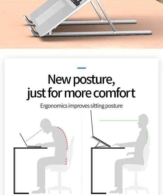 Aluminum%20Alloy%20Metal%20Adjustable%20Laptop%20Stand%20for%2010%20to%2017%20Inches%20Macbook/Laptops/Tab%20-%20Image%204