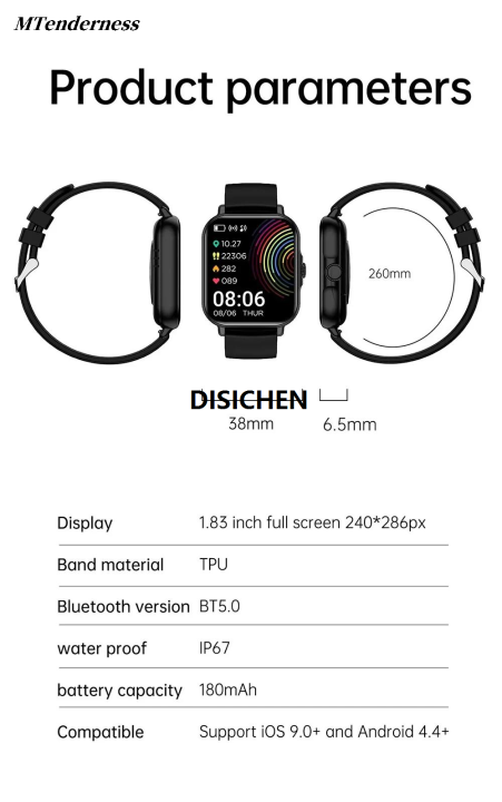 DISICHEN%20MTenderness%20Watch%20Men's%20Smart%20Sport%20Inch%201.83hombrereloj%20Rotation%202024%20New%20Smarthwhatch%20Button%20Bluetooth%20HD%20Display%20Watch%20Women's%20Sport%20Luxury%20-%20Image%206