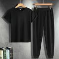 Soft Cotton T-shirt And Jogger Set For Men - Fashion | T-Shirts For Men | Men's Wear | Men's T-Shirts |. 