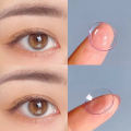 Clear Contact Lens With Power -1.25 Yearly Disposable Clear Contact Lenses. 