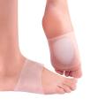 Gel Arch Support Soft Sleeves Cushion Elastic Silicone Band Fast Pain Relief for Flat Foot Plantar. 