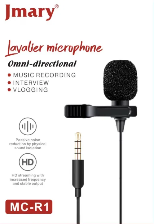 Jmary%20MC-R1%20Lavalier%20Microphone%20Mic%20Clip%20On%20Kabel%20Jack%203.5%20Vlog%20Zoom%20Recording%20-%20Image%205
