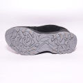 Black Camrel Fabric Plain Design Shoes For Men. 