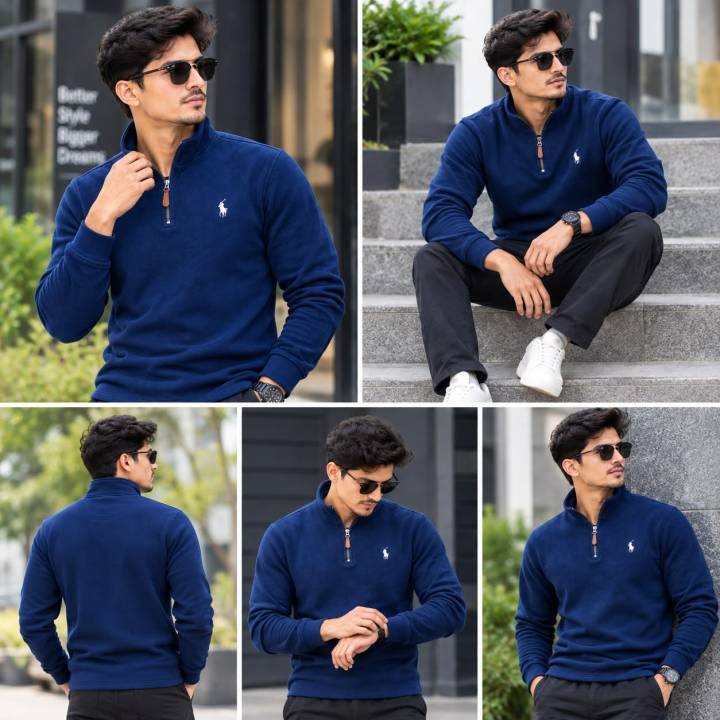 Winter%20Warm%20Polar%20Fleece%20Half%20Zip%20Sweatshirt%20%7C%20Soft%20Thermal%20Pullover%20For%20Men%20-%20Image%205