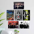 Guns and Roses Green Day Blink 182 Linkin Park RHCP Iron Maiden Posters 6pcs. 