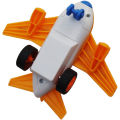 New Mini Smart Robotic Airplane, Push & Go Unbreakable Friction Toy for Baby & Toddlers. 