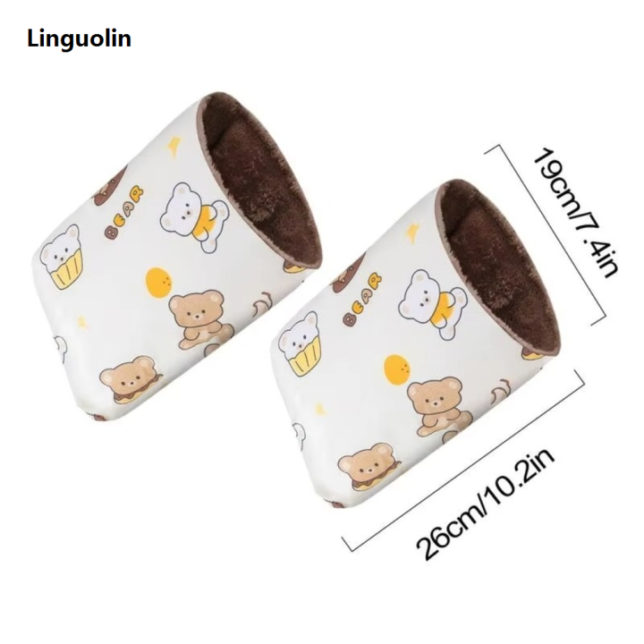 Linguolin New Breathable Electric Vehicle Warm Gloves Waterproof Warm Scooters Hand Guards Windproof Motorcycle Handlebar Gloves Cycling Driving