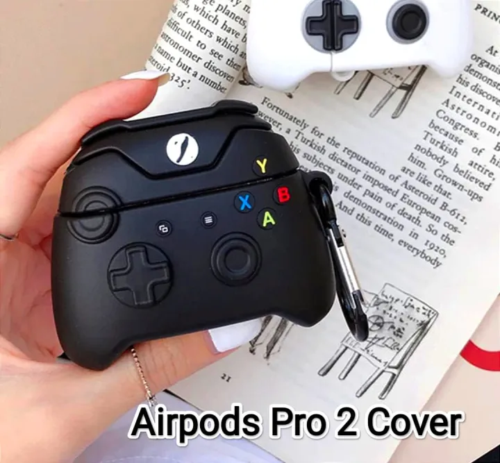 Hard%20Silicone%20Cover%203D%20Game%20Controller%20Design%20Case%20Compatible%20with%20Apple%20AirPods%20Pro%20-%20Black%20-%20Image%203