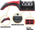 Manual Knife Sharpener 3-Stage Knife Sharpening Tool Professional | 3 Level Manual Knife Sharpening Tool. 