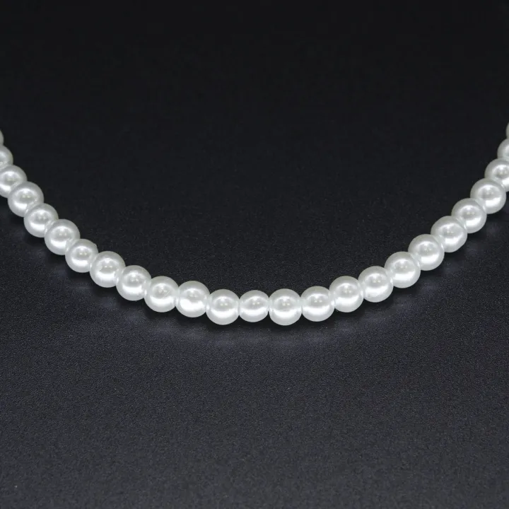 6mm%2050%20Gram%20Packet%20Round%20White%20Pearl%20Plastic%20Beads%20-%20Image%203