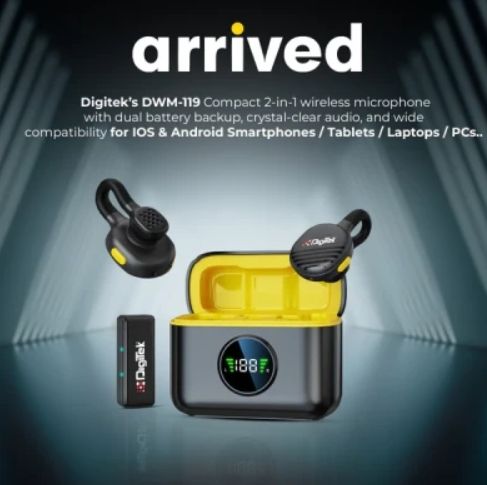 Digitek%C2%AE%20DWM-119%202-in-1%20Wireless%20Mic,%20AI%20Noise%20Cancel,%2030m%20Range,%206Hr%20Battery,%20iOS/Android%20-%20Image%202